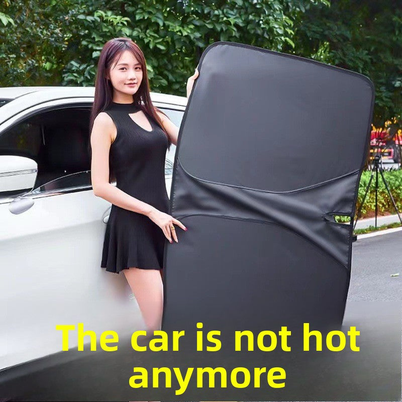 Parasol Plegable para Parabrisas Delantero – Protector Solar Universal para Auto con Lámina de Aluminio