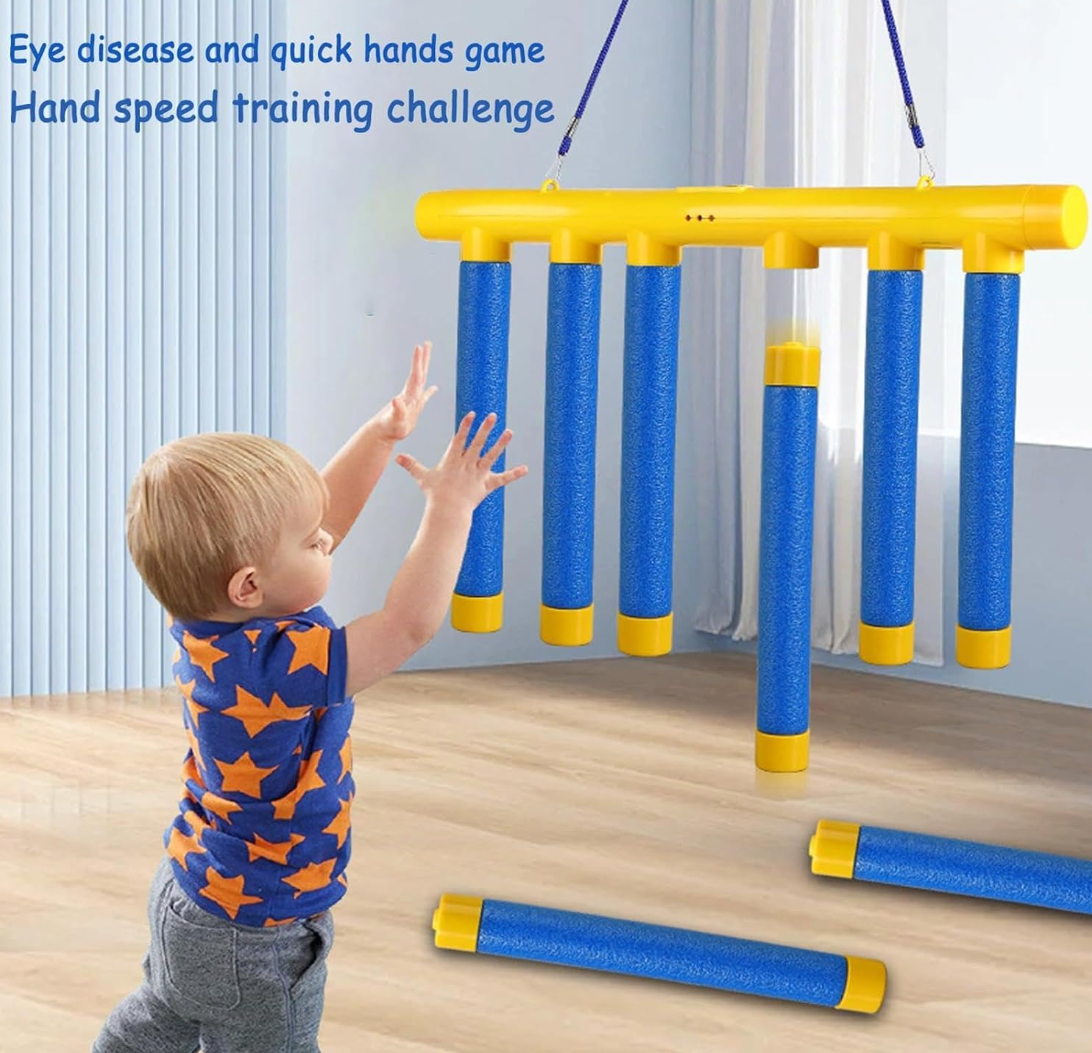Hand Speed Challenge — Juego de Reflejos y Velocidad con Palos Colgantes | Juego Familiar Selecto Shop