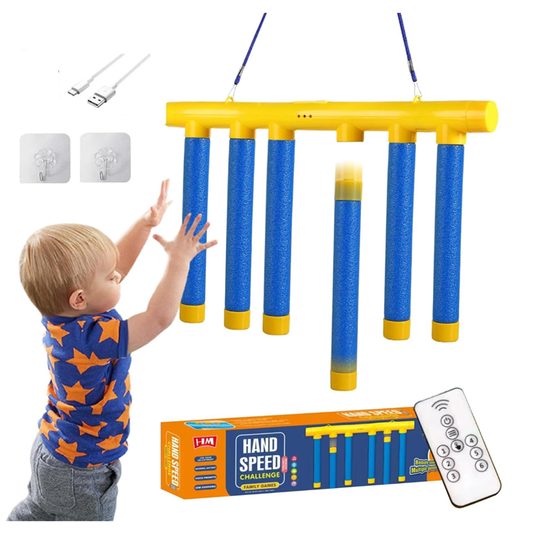 Hand Speed Challenge — Juego de Reflejos y Velocidad con Palos Colgantes | Juego Familiar Selecto Shop