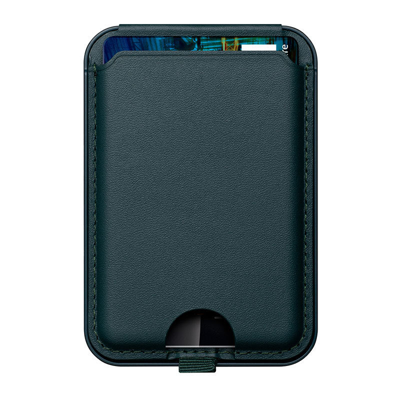 Cartera MagSafe para Celular | Porta Tarjetas de Piel con Soporte | 6 Colores