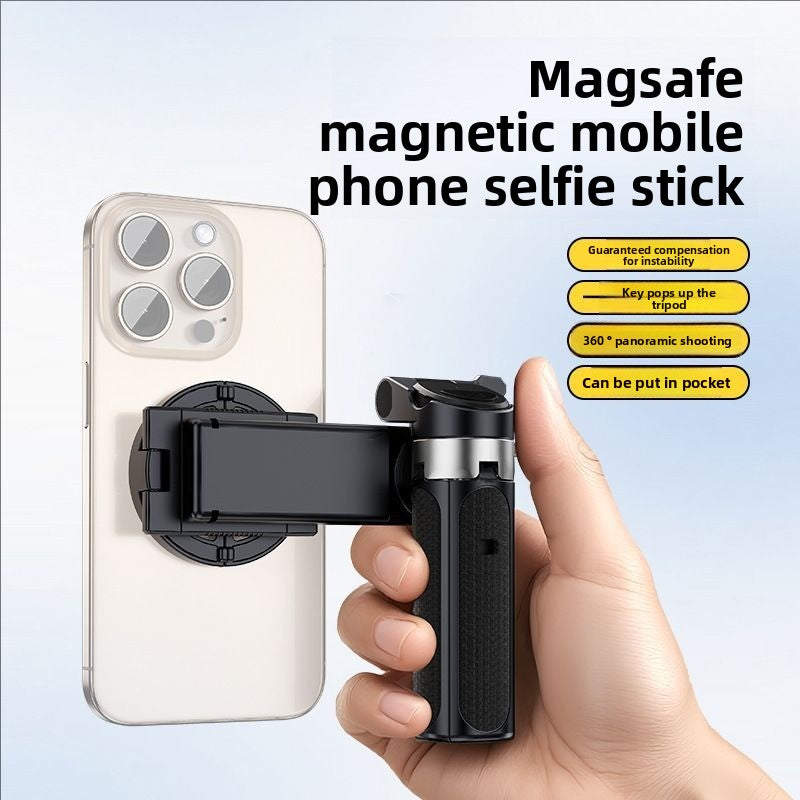 Selfie Stick MagSafe Bluetooth con Trípode | Acero Inoxidable