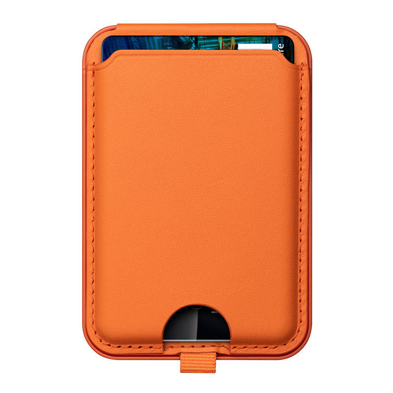 Cartera MagSafe para Celular | Porta Tarjetas de Piel con Soporte | 6 Colores
