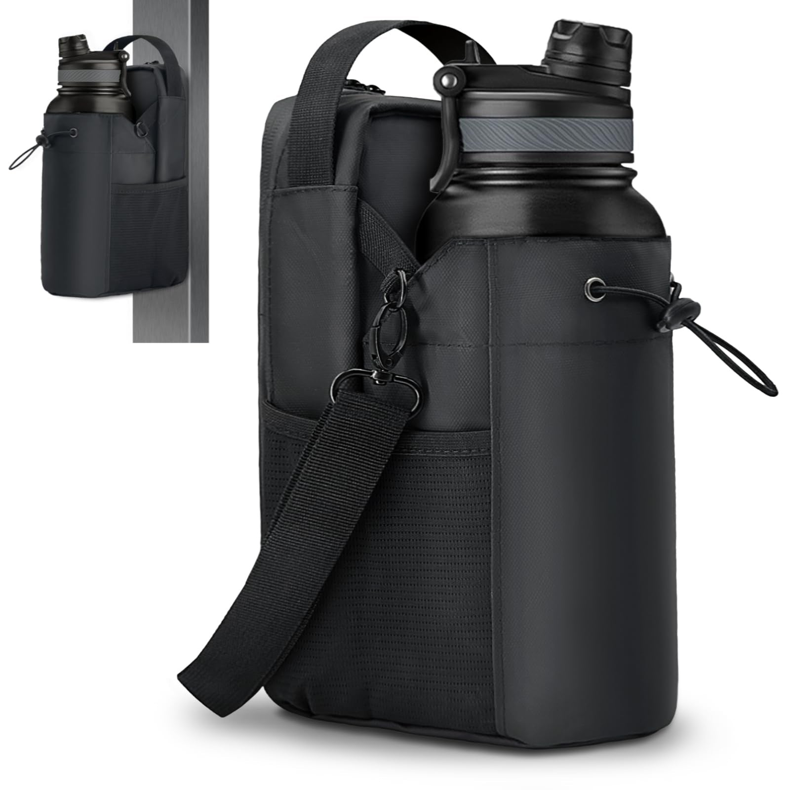 Bolsa Magnética para Botella de Agua | Impermeable y Resistente | Para Gym, Deporte y Uso Diario