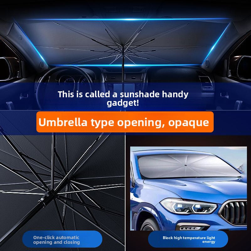 Parasol Plegable para Parabrisas Delantero – Protector Solar Universal para Auto con Lámina de Aluminio