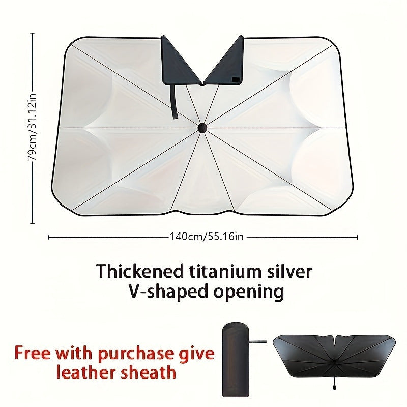 Parasol Telescópico para Parabrisas — Protección UV 99% | Selecto Shop