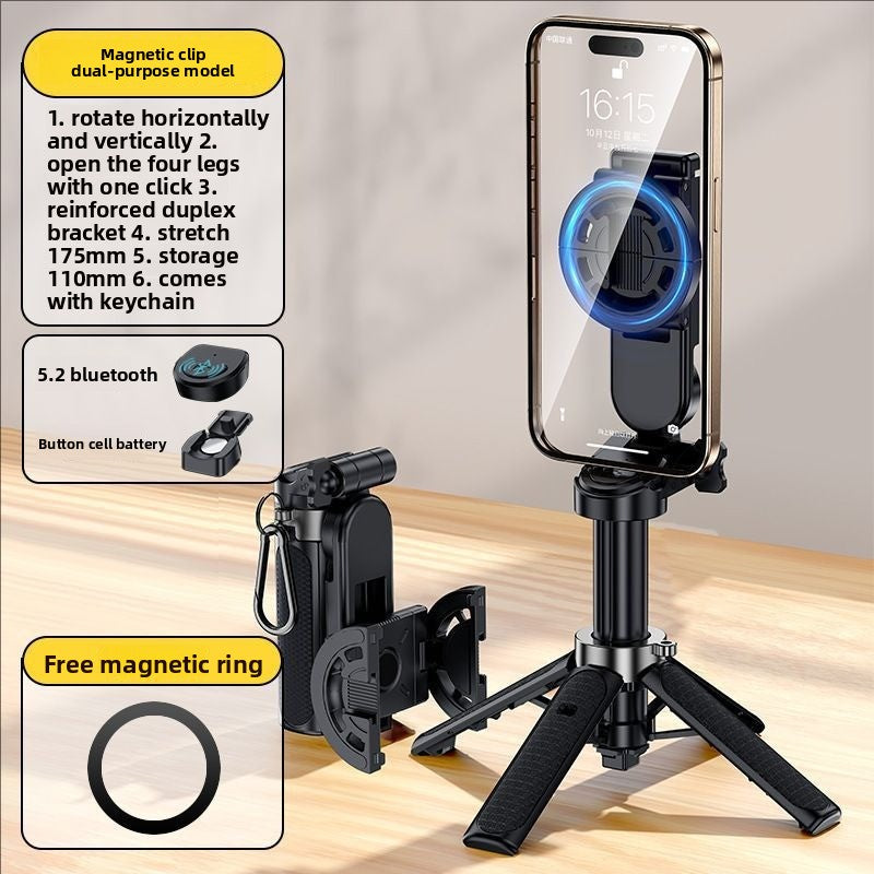 Selfie Stick MagSafe Bluetooth con Trípode | Acero Inoxidable