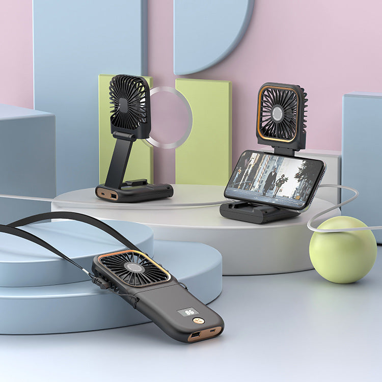 Ventilador Portátil con Clip Recargable USB | 3 Velocidades y Motor Silencioso para Escritorio y Cuello