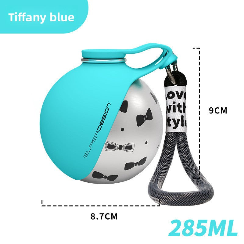 Bebedero Portátil para Perros y Gatos de Acero Inoxidable Plegable | Ideal para Paseos y Viajes con Mascotas