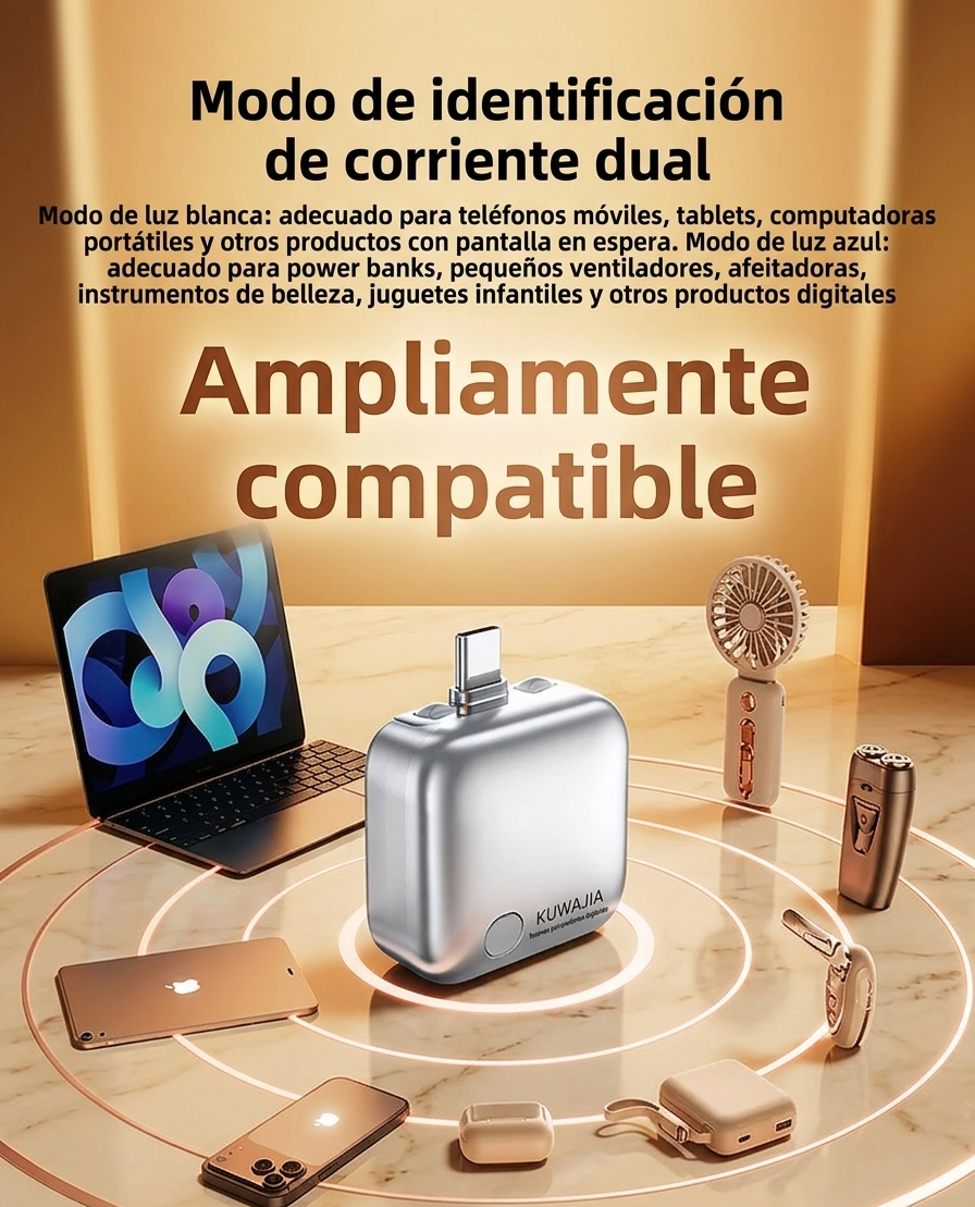 Cargador Inteligente 140W Desconexión Automática