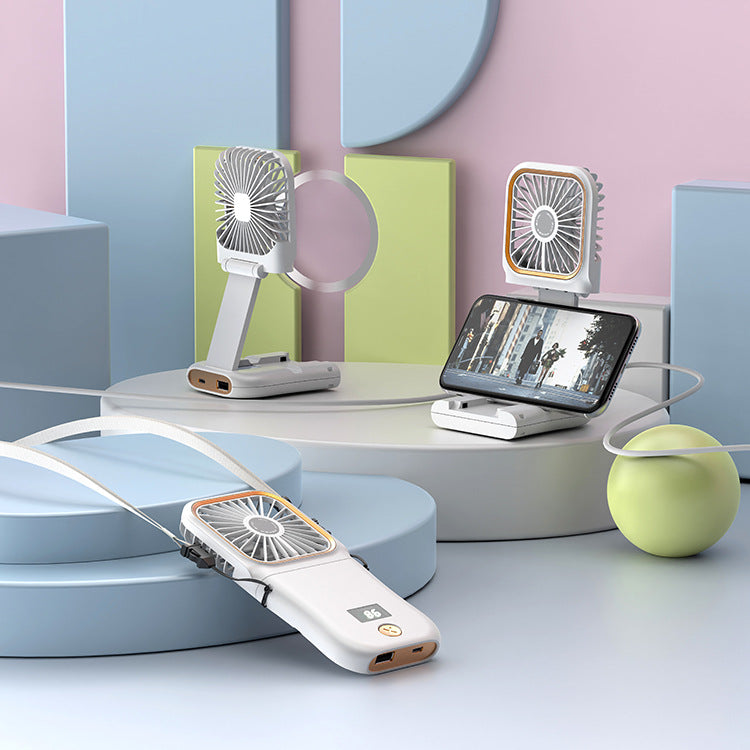 Ventilador Portátil con Clip Recargable USB | 3 Velocidades y Motor Silencioso para Escritorio y Cuello