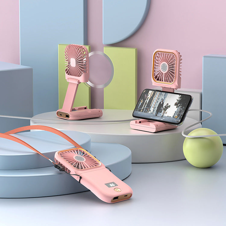Ventilador Portátil con Clip Recargable USB | 3 Velocidades y Motor Silencioso para Escritorio y Cuello