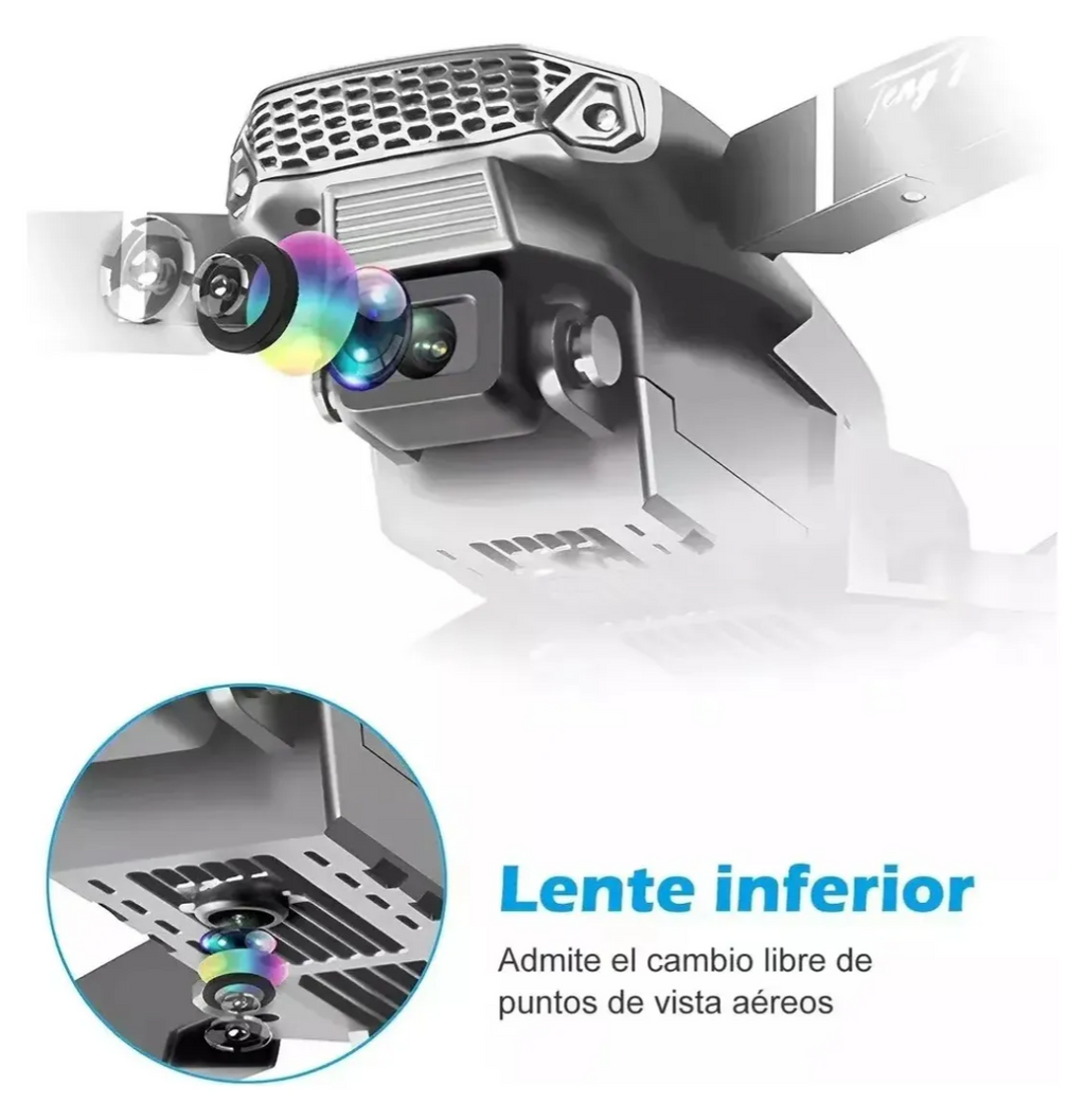 Drone con Control Remoto 2.4G | 100 Metros de Alcance | 3 Velocidades | Batería 1800 mAh | Niños y Adultos