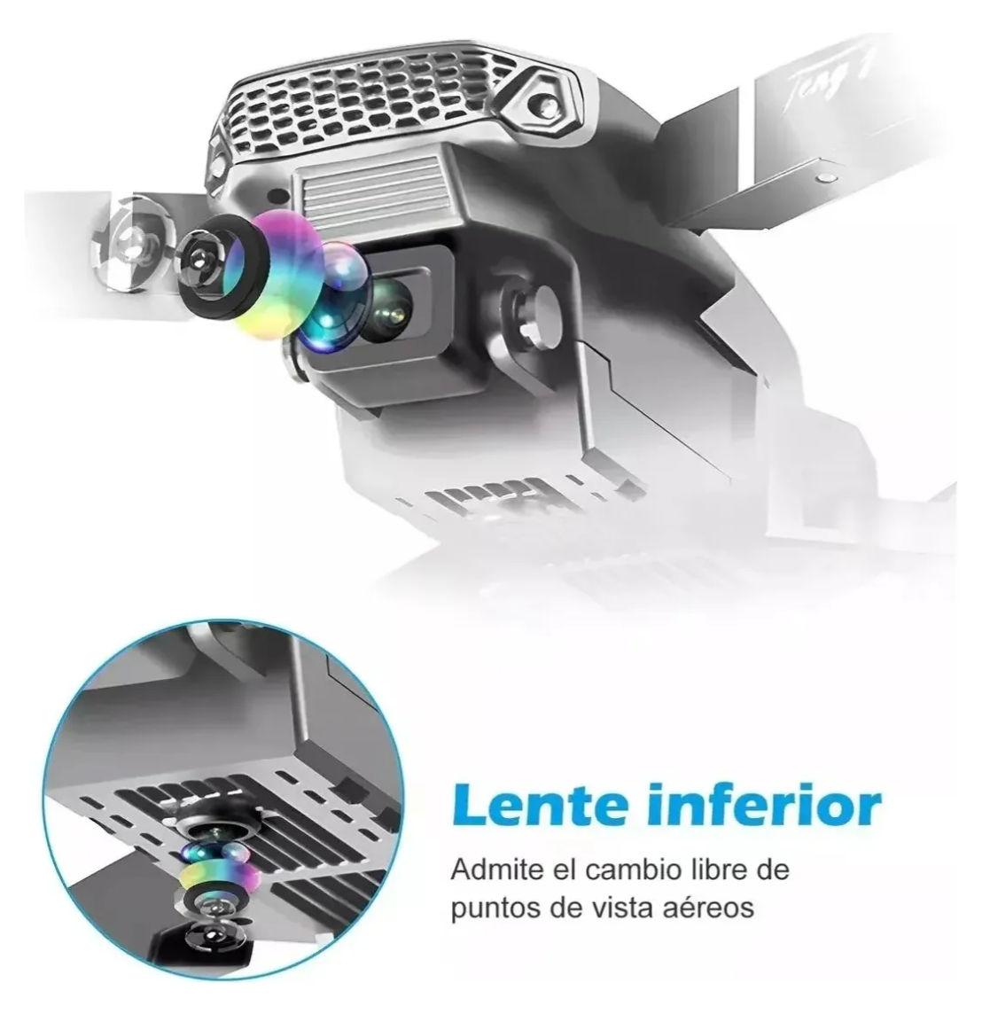 Drone con Control Remoto 2.4G | 100 Metros de Alcance | 3 Velocidades | Batería 1800 mAh | Niños y Adultos
