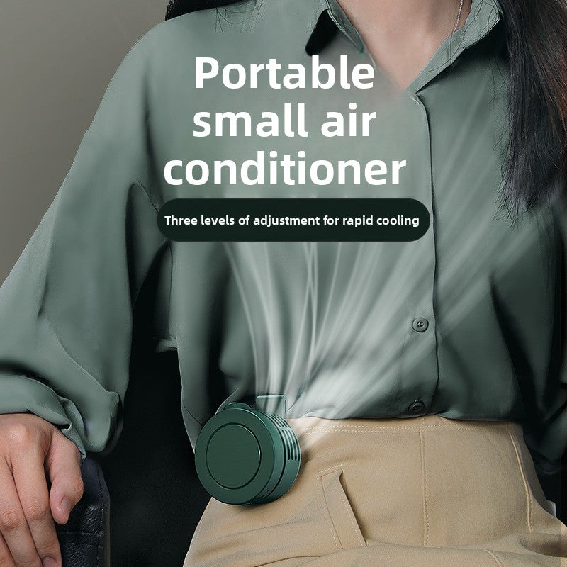 Ventilador Portátil con Clip Recargable USB | 3 Velocidades y Motor Silencioso para Escritorio y Cuello